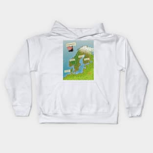 Map Of Scandinavia Kids Hoodie